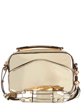 Metallic Gold Satchel