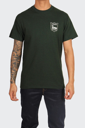 Moreporks Outdoors Screenprint T-Shirt, forrest green