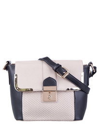 Alice Woven Twist Lock Crossbody