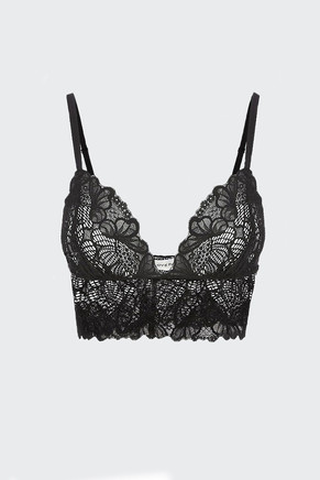 Lace Bralette, black