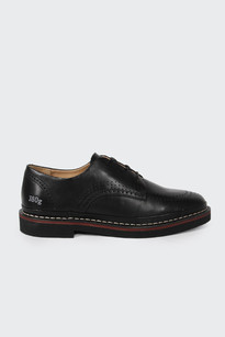 380g Shoe, black hand-punch true stitch