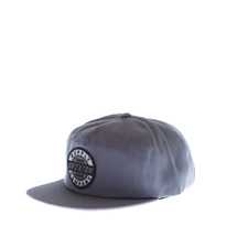 Brixton - Council Snapback Hat - Grey