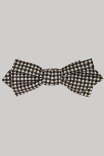 gingham bow tie