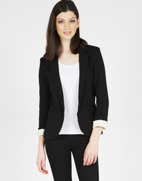 Contrast Lining Blazer