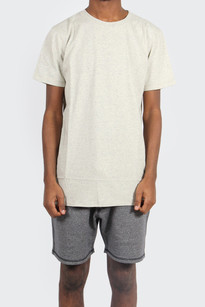 Niels Boucle Tee SS, pebble