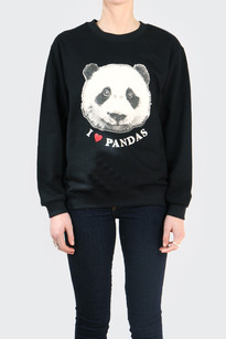 I Heart Pandas Sweater, black