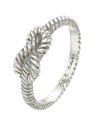 Forget Me Knot Ring - Silver