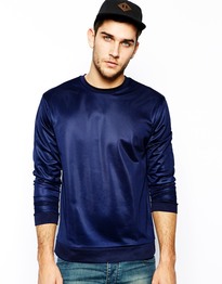 Sweatshirt In Poly Tricot
