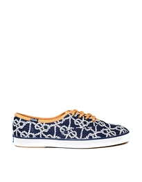 Champion Navy Knot Plimsoll Trainers