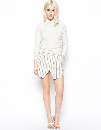 Skort In Stripe