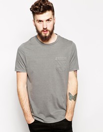 T-Shirt With Relaxed Fit And Vintage Look Pigment Dye