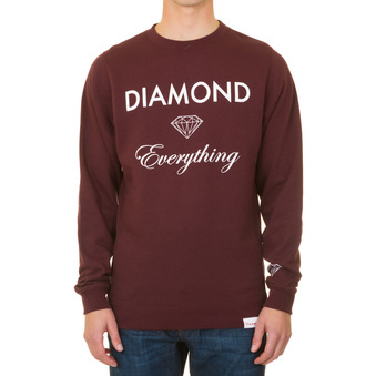 Diamond Supply Co - Diamond Everything Crew - Burgundy
