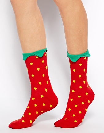 Strawberry Ankle Socks