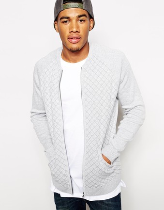 Quilted Bomber Jacket