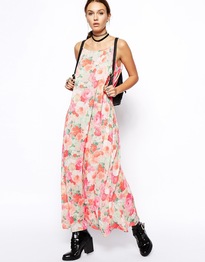 Reclaimed Vintage Maxi Dress With Scoop Back