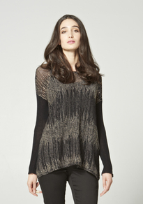 Horizontal Knit Pullover