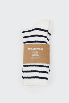 Bjarki Naval Socks - white