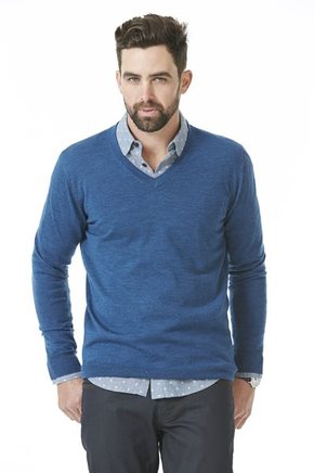 dockery v-neck merino