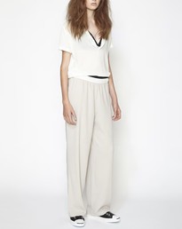 Loose Trouser in Oyster