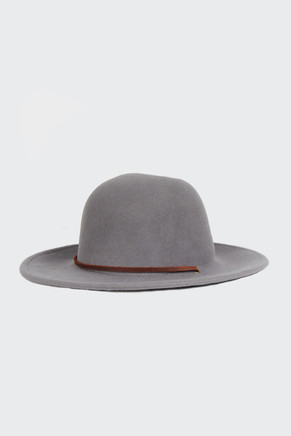 Tiller Hat - grey/brown