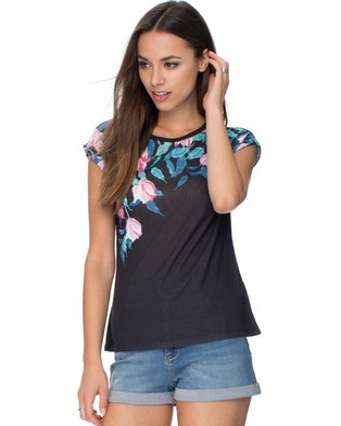 Tulip Rib Trim Tee