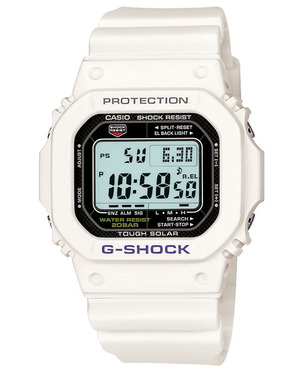 casio g shock solar (white)