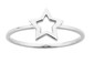 Karen Walker sterling silver mini star ring