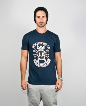 fourfontaine delusion tee (navy)