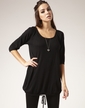 essential drawstring hem jumper