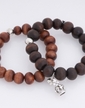 wooden bead bracelet