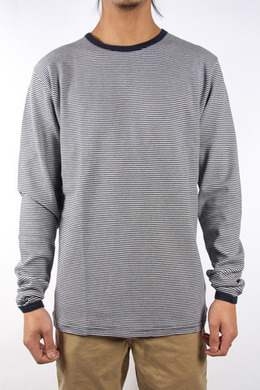 arvid tee, l/s dark navy