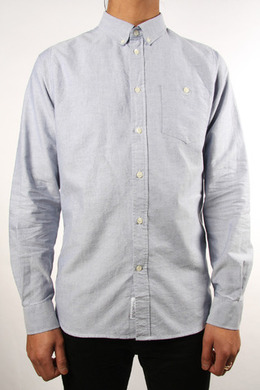 anton oxford shirt, dark navy