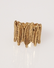 house of harlow 1960 feather row ring