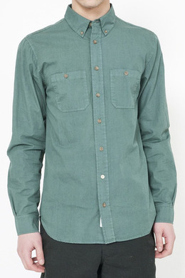 paradiski shirt, green smoke pine