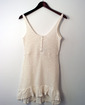 stussy harpers dress (white)