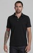 trueman fine stripe polo