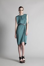 Crystalline Drape Dress