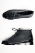 boosie bootie, black/black patent