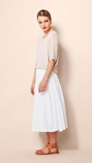 FAUVE SKIRT WHITE