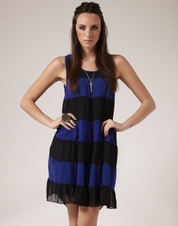 Carousel stripe dress