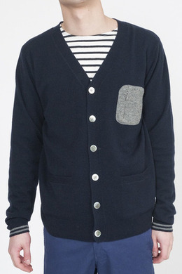 aspin cardigan, NAVY