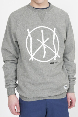 CHAPMAN STICKS SWEATSHIRT, GREY MELANGE