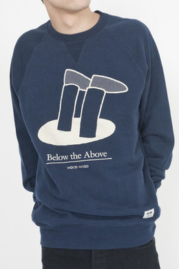 CHAPMAN BELOW THE ABOVE SWEATSHIRT, MOOD INDIGO