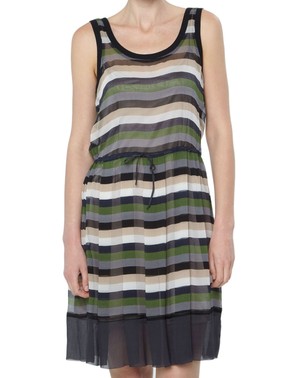 Carnivale Dress - Quiet Stripe