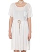 Pleat Dress - Ivory