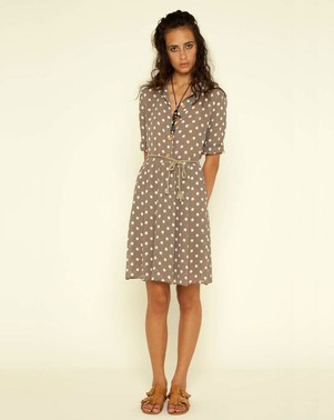 Cajun Shirt Dress - Polka Dot