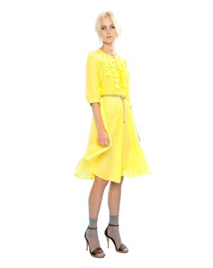 Phedra 3/4 Sleeve Dress - Sunflower