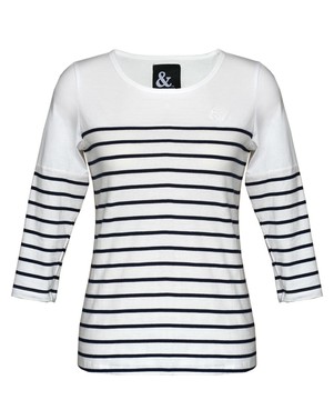 & Co Breton Tee - Stripe