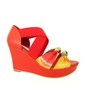 Sydney Wedge - Melon/Silk Multi