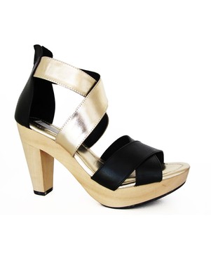 Julia Heel - Black/Gold